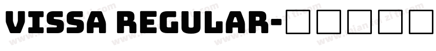 Vissa Regular字体转换